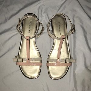Women’s Blush and Nude Strappy Sandals